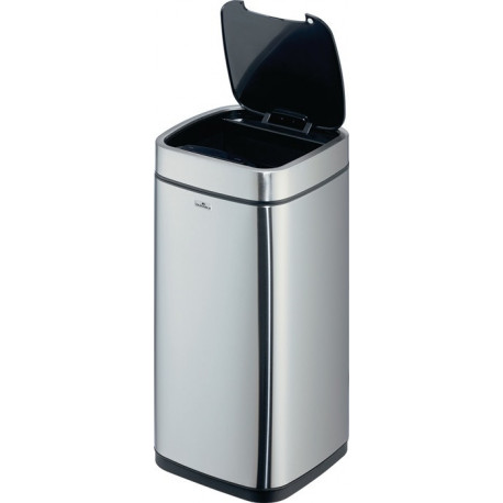 Poubelle NO TOUCH 21L 21 l H570mm acier inoxydable / plastique mét. argent DURAB 