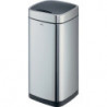 Poubelle NO TOUCH 35L 35 l H690mm acier inoxydable / plastique mét. argent DURAB 