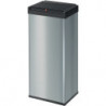 Poubelle H770xl340xP260 mm 52 l argent HAILO