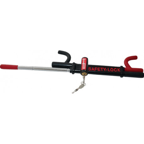 Antivol griffe volant STA L38.5xL12xH5mm G.2.02kg noir/rouge 