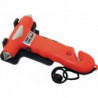 Marteau de secours plastique robuste L150xl95xH27mm poids 0.19 kg orange 