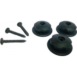 Bouton rond 20 pièces / jeu plastique dur 