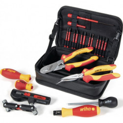 Assortiment d'outils de 23 pièces dans un sac fonctionnel WIHA 