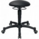 Tabourets pivotants Body Balance avec roulettes rembourrage en similicuir noir r 