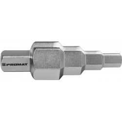 Clé étagée gaz 3/8 - 1/2 - 3/4 - 1 po. chromé PROMAT 