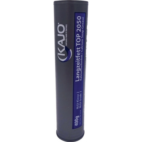 Graisse de longue durée TOP 2050 jaune 400 g cartouche KAJO (Par 24)