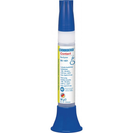 Colle cyanoacrylate VA 1401 30 g liquide incolore et clair système Pen WEICON (Par 20)