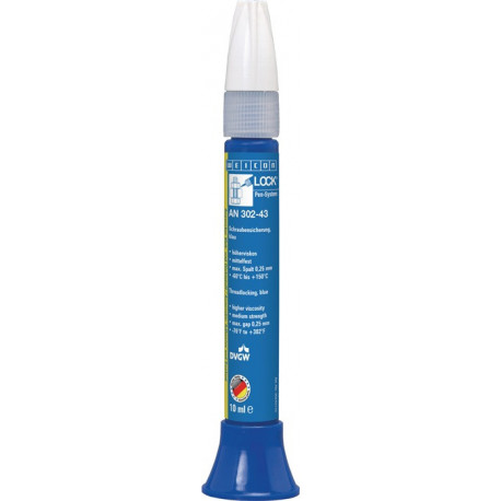 Bloque-boulons WEICONLOCK® AN 302-43 10 ml bleu Pen WEICON (Par 30)