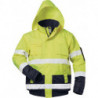 Veste pilote haute visibilité HASSO Taille L jaune fluo/marine SAFESTYLE 