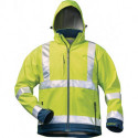 Veste softshell haute visibilité LIAM Taille L jaune fluo/marine ELYSEE 
