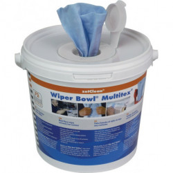 Lingette nettoyante pour les mains Wiper Bowl® Multitex® haut pouvoir nettoyant 