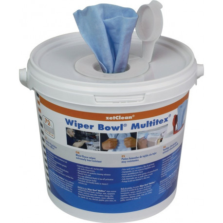 Lingette nettoyante pour les mains Wiper Bowl® Multitex® haut pouvoir nettoyant 