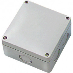 Boîte de dérivation p. pièce humide avec 6 entrées M20/25L110xl110xH67mm