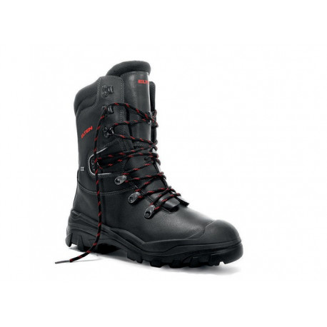 Bottes de sécurité forestières Aborist GTX taille 40 noir Cuir de vachette imperméable 