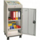 Jeu d’armoire à outils avec pupitre rapporté H1310xl500xP500mm gris clair/gris c 