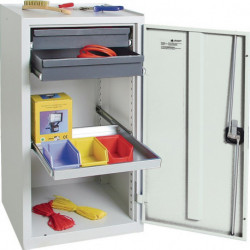 Armoire d’outillage/Servante de machine H1000xl500xP500 mm 2 tiroirs. 1 étagère 