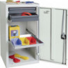 Armoire d’outillage/Servante de machine H1000xl500xP500 mm 2 tiroirs. 1 étagère 