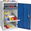 Armoire d’outillage/Servante de machine H1000xl500xP500 mm 2 tiroirs. 1 étagère 