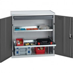 Armoire d’outillage/Servante de machine H1000xl1000xP500 mm 1 tiroir. 2 étagères 
