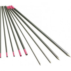 Électrode en tungstène LYMOX d. 2.4 mm longueur 175 mm rose LITTY (Par 10)