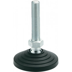 Pied articulé en plastique GN 344 d1 60 mm. d2 M 8 mm l1 43 mm l3 24 mm GANTER 