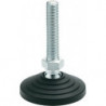 Pied articulé en plastique GN 344 d1 60 mm. d2 M 8 mm l1 43 mm l3 24 mm GANTER 