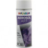 Bombe de peinture de couleur AEROSOL Art blanc pur satiné RAL 9010 400 ml bombe (Par 6)
