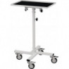 Materialständer Ladefl.L410xB610mm H.994-1344mm grau Ablage neigbar b.360Grad