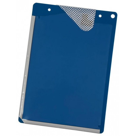 Sac d’application PVC avec soudure des 2 côtés du pli DIN A4 bleu EICHNER (Par 10)