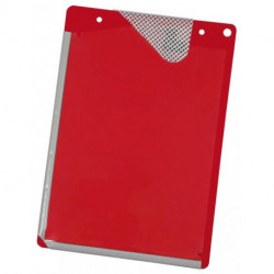 Sac d’application PVC avec soudure des 2 côtés du pli DIN A4 rouge EICHNER (Par 10)