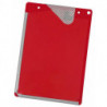 Sac d’application PVC avec soudure des 2 côtés du pli DIN A4 rouge EICHNER (Par 10)