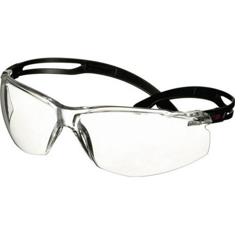 Lunettes de protection SecureFit™ 500 EN 166.EN171 Branches noires, verres transparents PC 3M