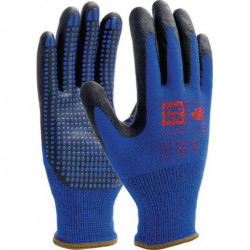 Gant en nitrile à maille fine NI-Thermo taille 9 bleu EN 388. EN 407. EN 511 cat (Par 12)