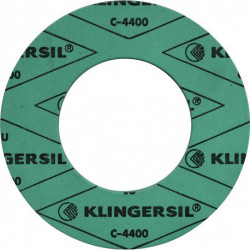 Joint d'étanchéité plat KLINGERsilŽ C-4400 DIN2690 dimension 142 x 89x2 pression (Par 10)