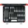 Jeu de clés à douille R6800 3032 32 pièces 1/2 po. pour intérieur - vis TORX® GE 