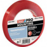 Bande adhésive de montage Mounting PRO Transparent 66965 transparente longueur 2 (Par 8)