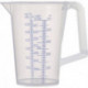 Gobelet gradué 0.5 l échelle imprimée en bleu polypropylène PRESSOL 