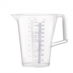 Gobelet gradué 5 l échelle imprimée en bleu polypropylène PRESSOL 