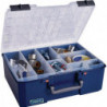 Mallette de rangement CarryLite 150 l413xP330xH147mm 8 compartiments bleue RAACO 