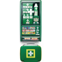 Station de premiers secours l290xH560xP120ca.mm vert CEDERROTH 