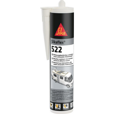 Colle et enduit d’étanchéité Sikaflex®-522 gris acier 300 ml SIKAFLEX (Par 12)