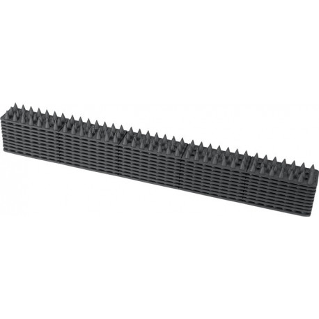 Barrière contre les animaux 10 pann. 49 cm de long. 4.5 cm de large plastique WI (Par 6)
