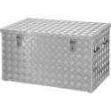 Caisse de transport alu 878x475x480mm plaque damier format 200 litres