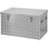 Caisse de transport alu 878x475x480mm plaque damier format 200 litres