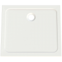 Receveur de douche minéral moulé blanc. 100x100x3cm