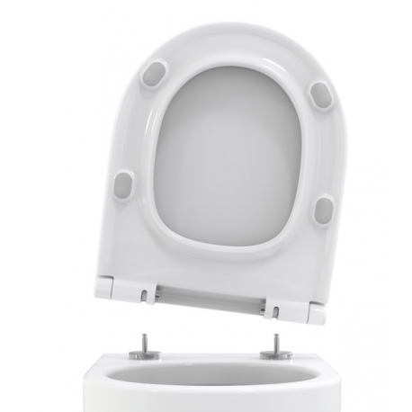 FORMAT Design Flat WC-Sitz w. St-B. v o. int. ES Abs. abnehmb.