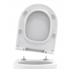 FORMAT Design Flat WC-Sitz w. St-B. v o. int. ES Abs. abnehmb.