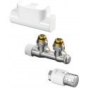 FORMAT Therm ensemble de connexion de radiateur de salle de bain 2ème coin. Blanc