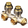 FORMAT Therm Anschlussarm. Multiblock T für Heizkörper mit 1/2 IG. Eck