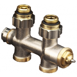 FORMAT Therm Anschlussarm. Multiblock T für Heizkörper mit 1/2 IG. Durchgang